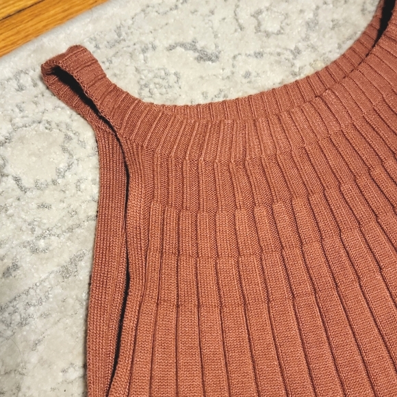 Anthropologie Rue and Willow Ribbed Knit Sweater Tank - Picture 4 of 7
